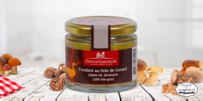 Fondant au foie de Canard, cèpes et Jurançon (20% foie gras), DUCS DE GASCOGNE