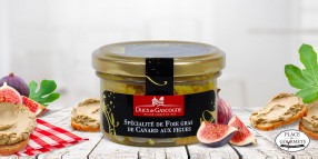 Création de foie gras de canard aux figues