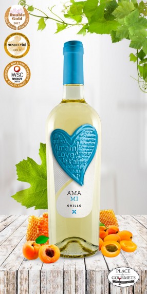 Amami Grillo IGP Terre Sicilane vin blanc doux italien